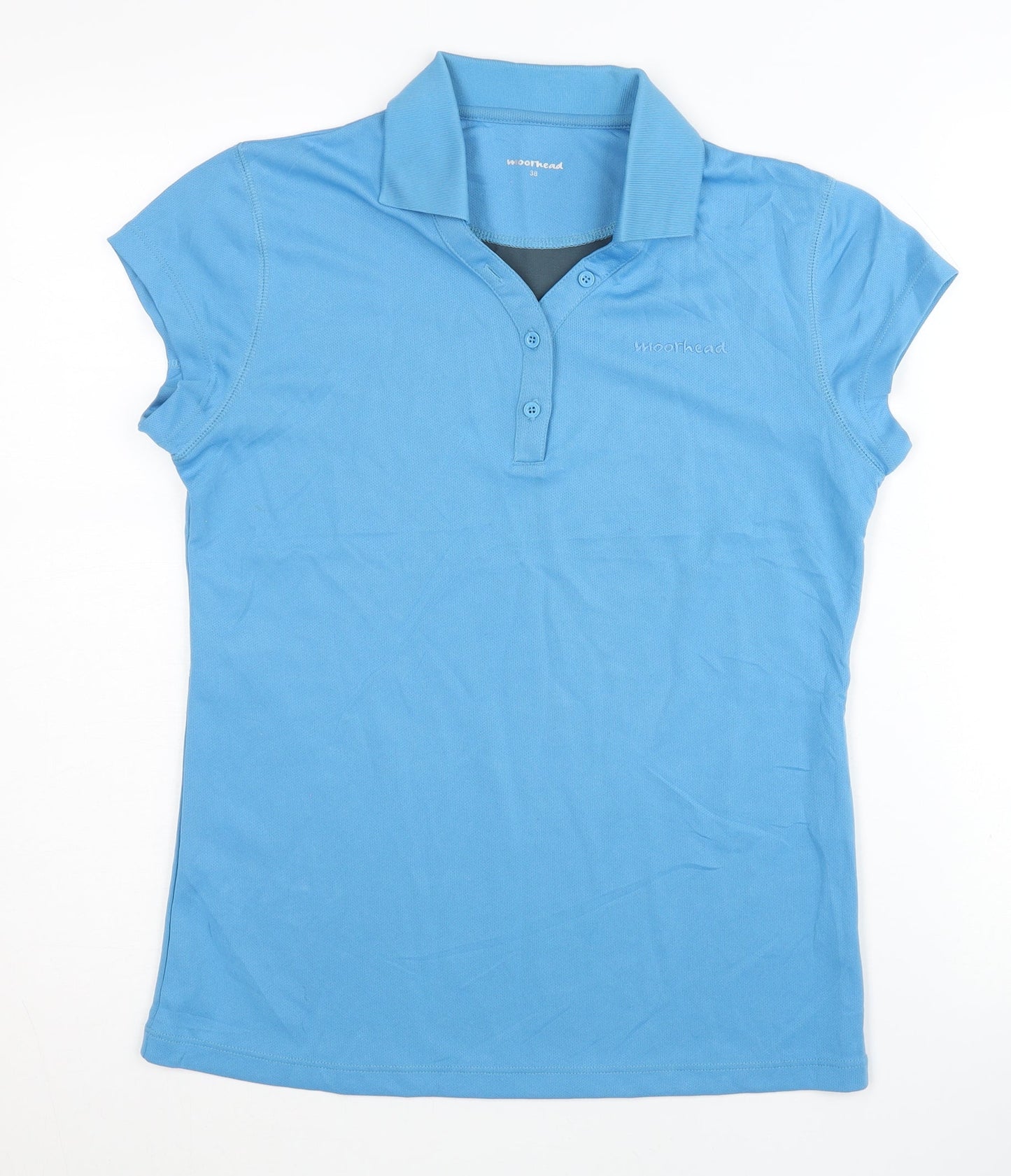 Moorhead Women's Blue Polo Top Size 10