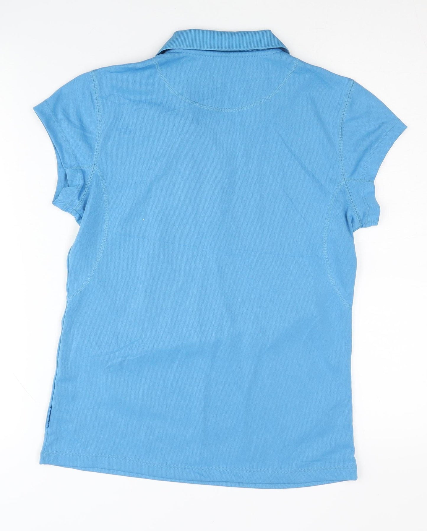 Moorhead Women's Blue Polo Top Size 10