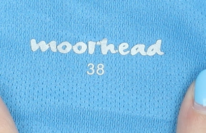 Moorhead Women's Blue Polo Top Size 10
