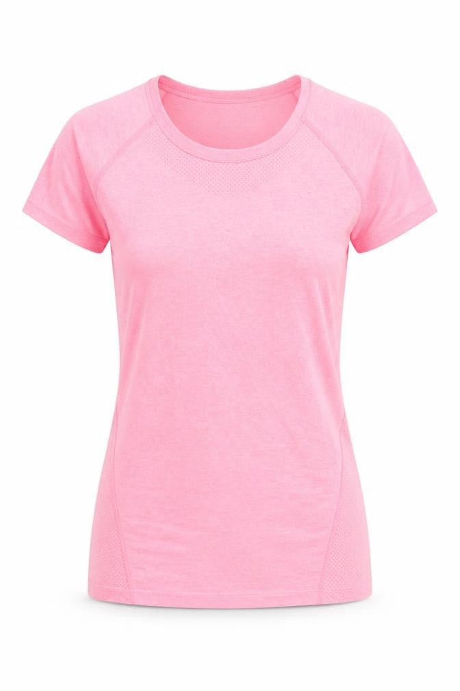 Womens UK Size XS H&M Pink Gym & Training Running & Jogging T-Shirt