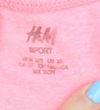 H&M Women's Pink XS Sport T-Shirt
