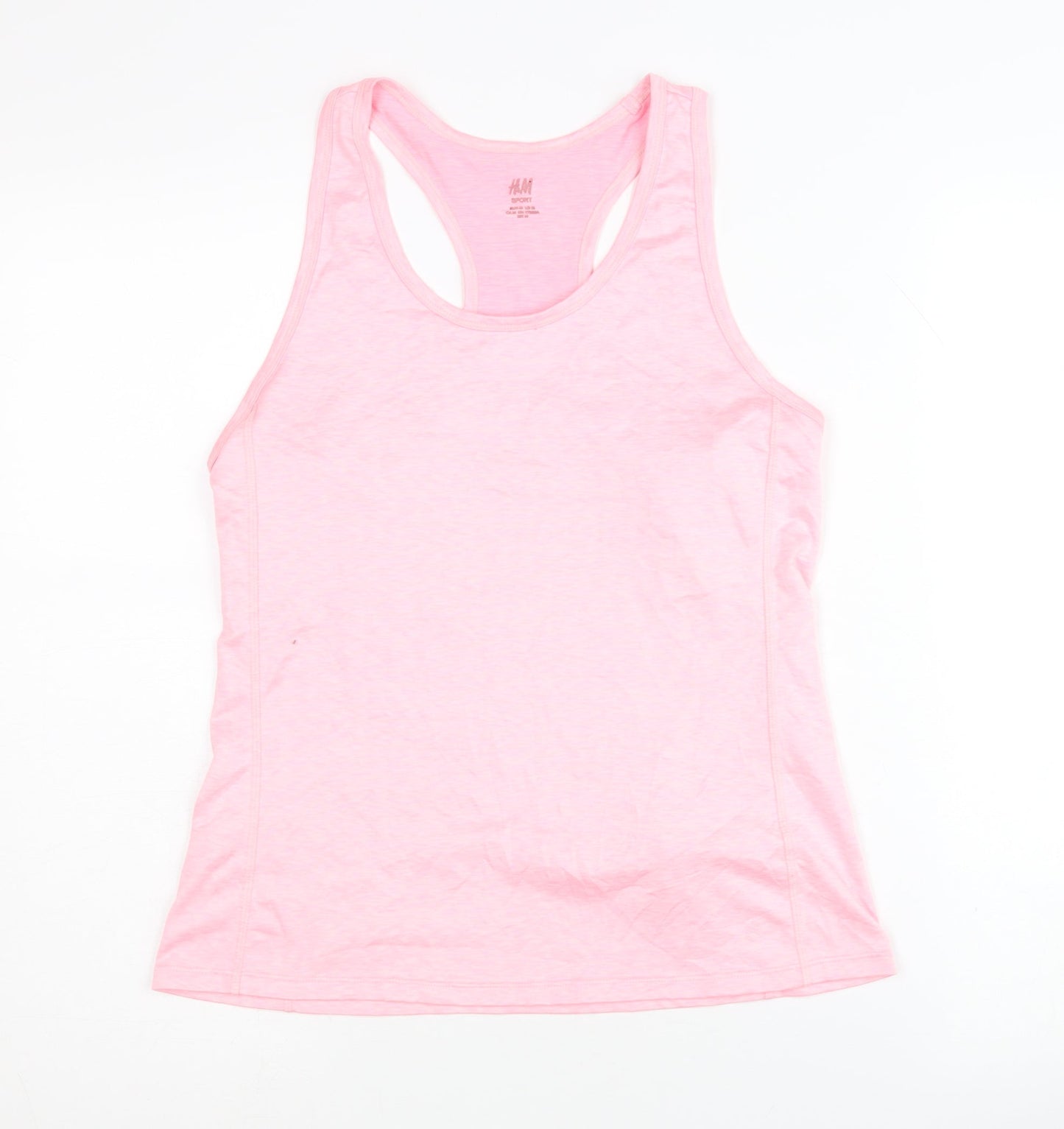 H&M Women's Pink Tank Top Size 8 Activewear