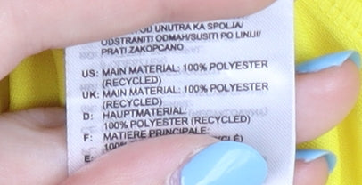 Adidas Men's Yellow Polo Shirt, Size L, Sports Jersey