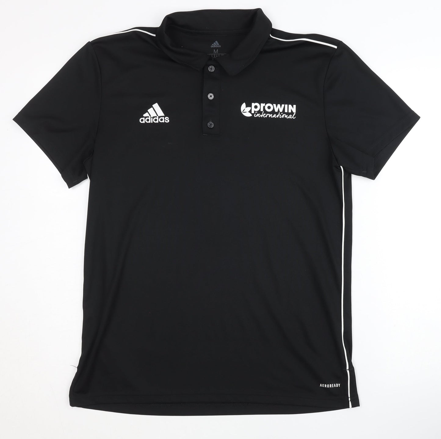 adidas Men's Black Polo Shirt Medium