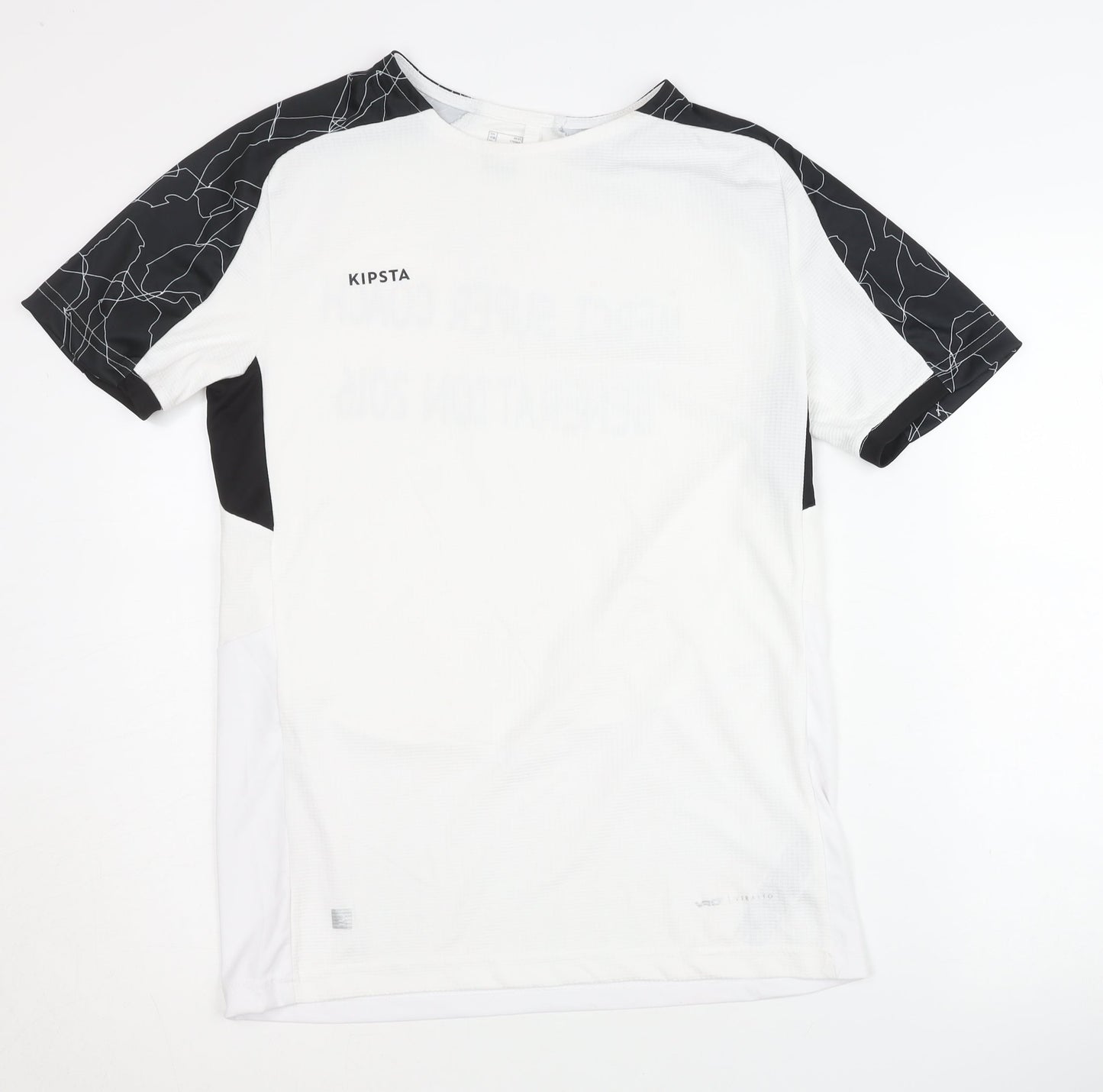 Decathlon Men's White Black Logo T-Shirt S