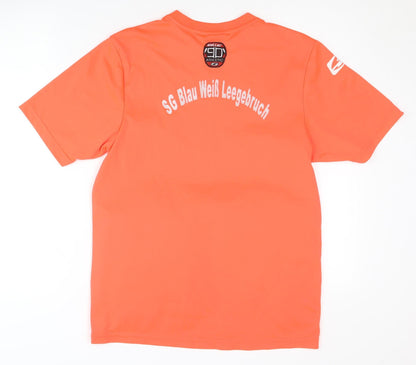 Saller Men's Athletic Orange T-Shirt, Size S