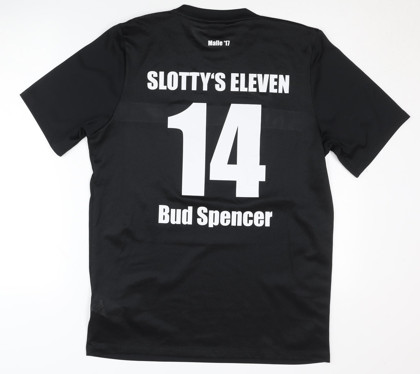 Nike Men's Black Football T-Shirt, L, Moisture-Wicking Jersey