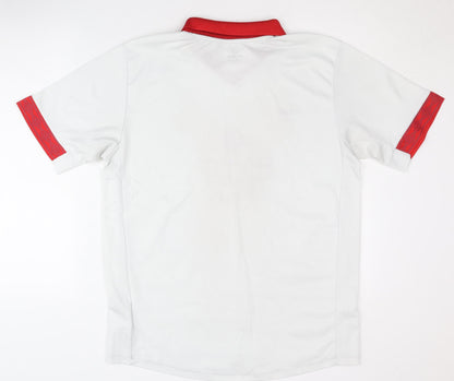 Umbro Men's White Football Jersey Size L
