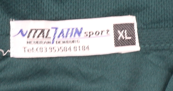 VitalTahn Men's XL Green Graphic T-Shirt