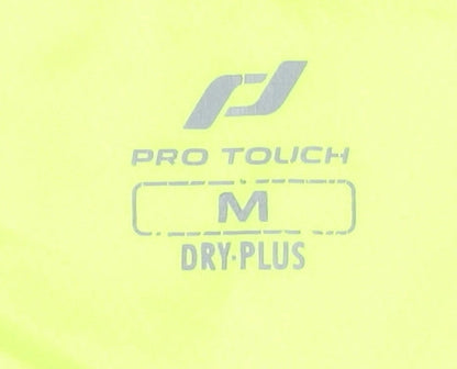 Unisex Adults UK Size M PRO TOUCH Yellow Running & Jogging Gym & Training Tank