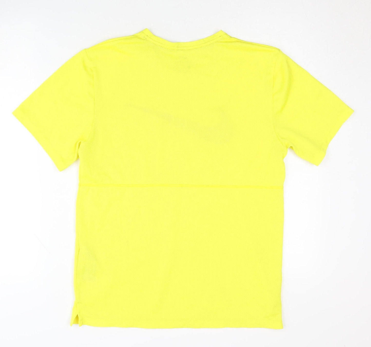 Mens UK Size S Nike Yellow Running & Jogging T-Shirt