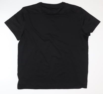 Crivit Men's Black Activewear Top - XL