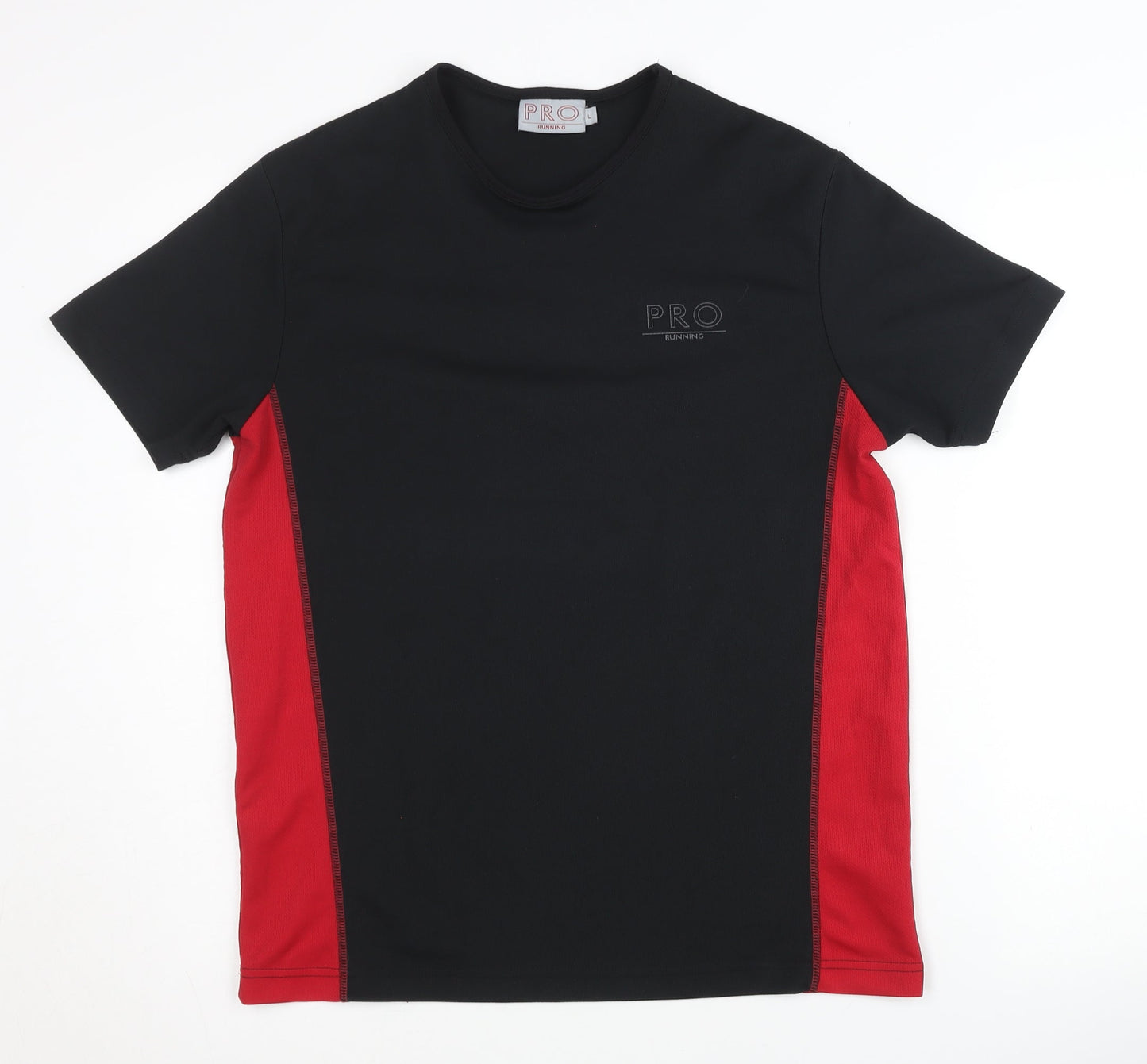 PRO Men's Black Running T-Shirt L Size