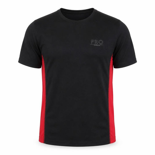 PRO Men's Black Running T-Shirt L Size