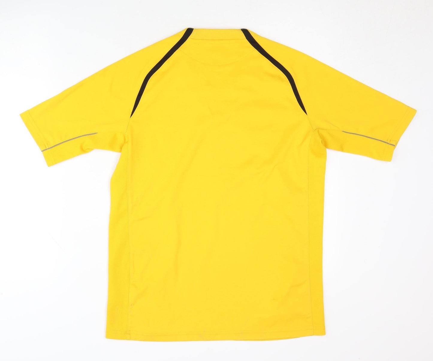 Jako Boys Yellow Crew Neck Jersey T-Shirt, Size 16Y