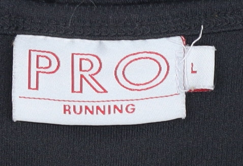 PRO Men's Black Yellow Running T-Shirt