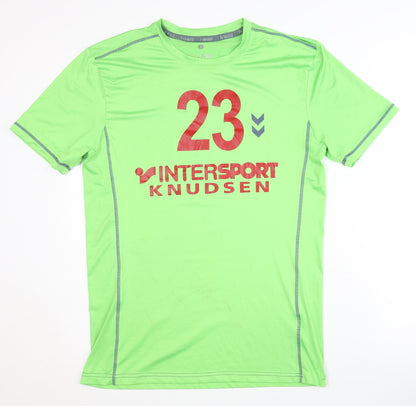 Mens UK Size XL Hummel Green Gym & Training T-Shirt