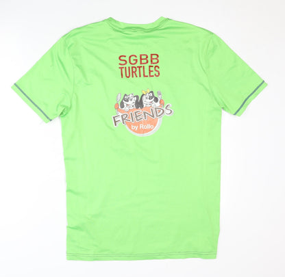 Mens UK Size XL Hummel Green Gym & Training T-Shirt
