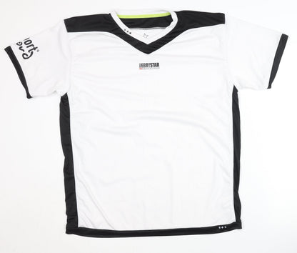 Derbystar Men's White Football Jersey 2XL