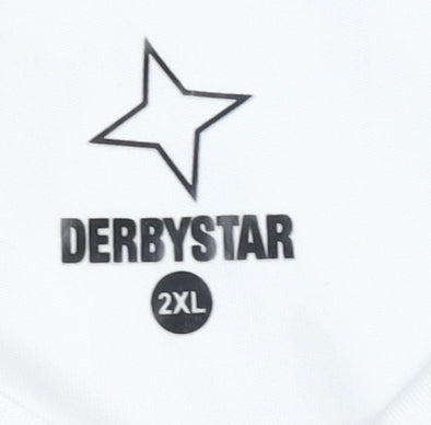 Derbystar Men's White Football Jersey 2XL
