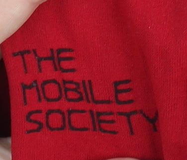 The Mobile Society Men's Red Pullover T-Shirt M