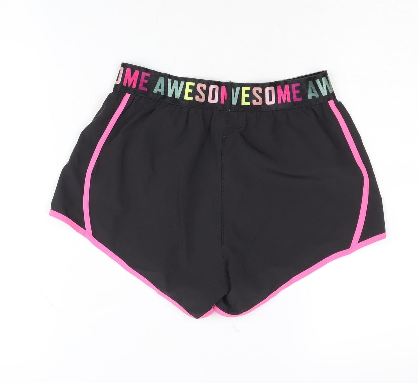 H&M Girls Black Athletic Shorts 10-12Y