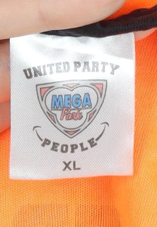 Mega Park Men's Orange XL Tank Top Jersey