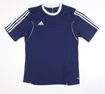 Adidas Men's Blue T-Shirt M Gym & Training