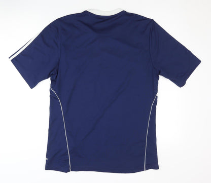 Adidas Men's Blue T-Shirt M Gym & Training