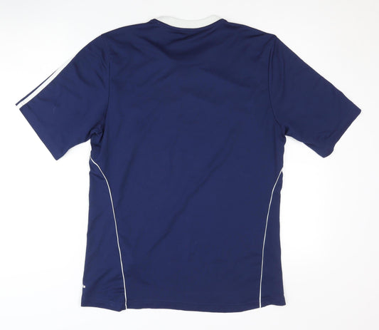 Adidas Men's Blue T-Shirt M Gym & Training
