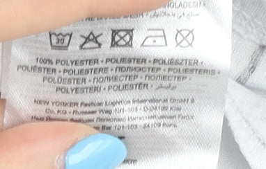 FB Sister LA 1992 White Striped T-Shirt, Size S, Sporty