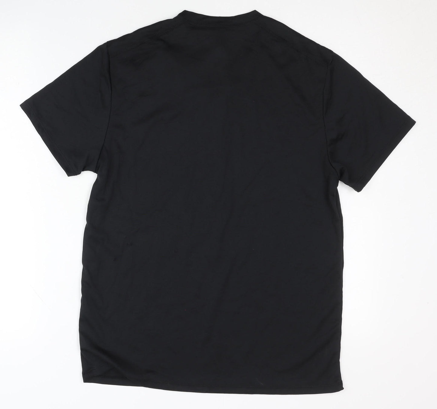 Decathlon Men's Black M Basic T-Shirt Crew Neck