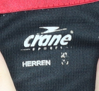 Crane Men's Black M Tank - Gym & Running Top