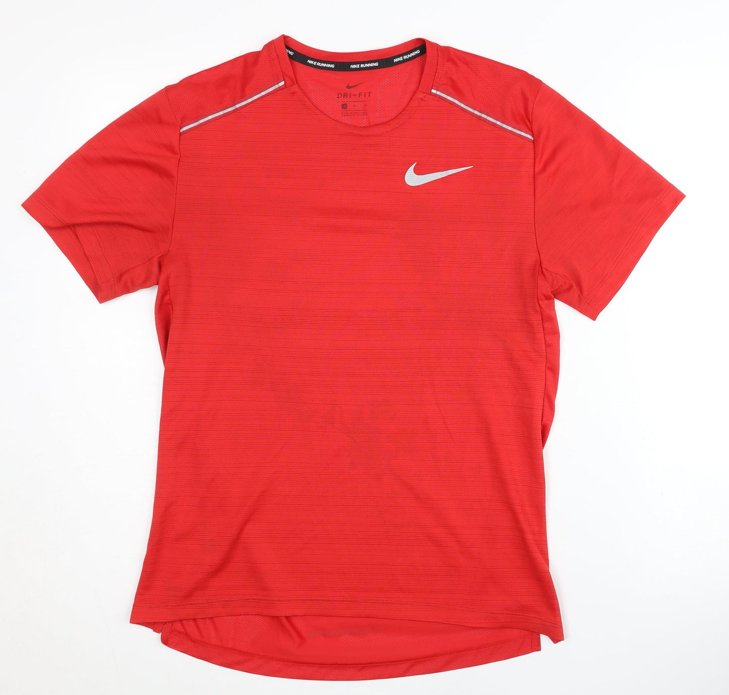 Mens UK Size S Nike Red Running & Jogging T-Shirt