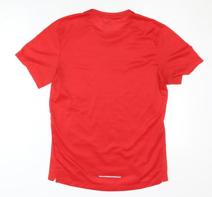 Mens UK Size S Nike Red Running & Jogging T-Shirt