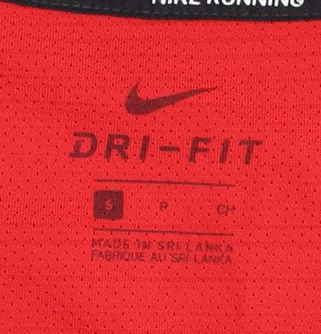 Mens UK Size S Nike Red Running & Jogging T-Shirt