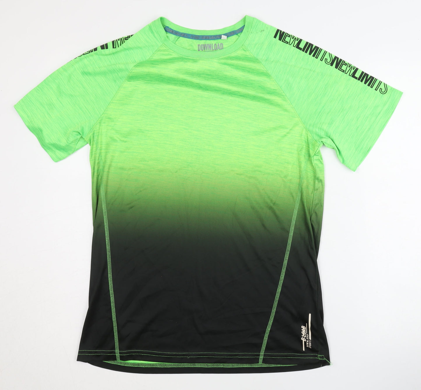 Download Men's Green Running T-Shirt, Size 170/176