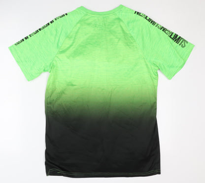 Download Men's Green Running T-Shirt, Size 170/176