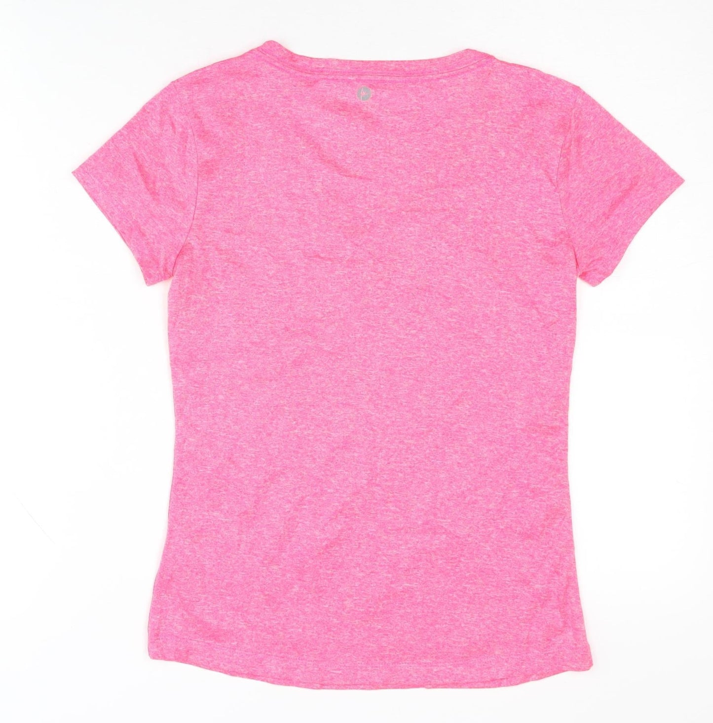 90 Degree By Reflex Women's Pink V-Neck T-Shirt XS