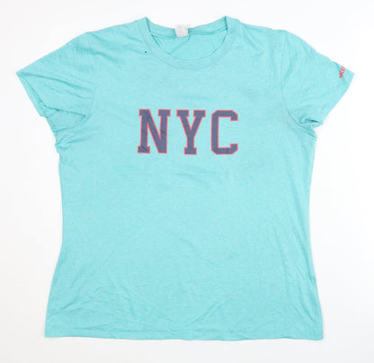 Decathlon Women's Blue T-Shirt Size 12 Casual Wear