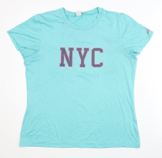 Decathlon Women's Blue T-Shirt Size 12 Casual Wear