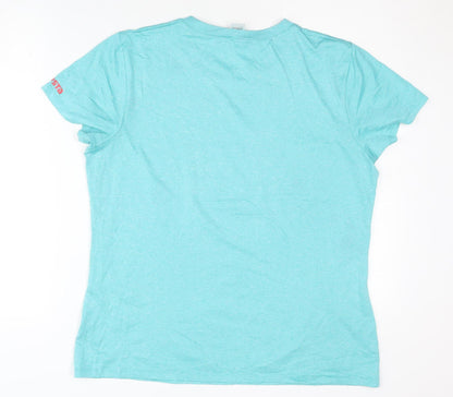 Decathlon Women's Blue T-Shirt Size 12 Casual Wear