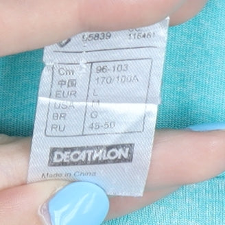 Decathlon Women's Blue T-Shirt Size 12 Casual Wear