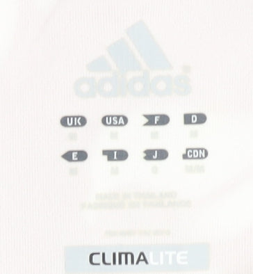 Adidas Men's White M Football Jersey T-Shirt