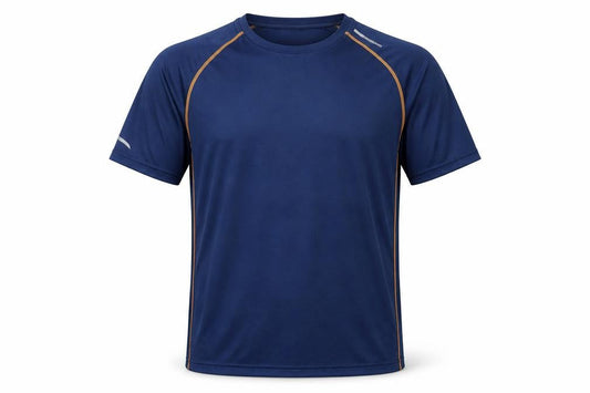 Nordcap Men's Blue XL Athletic T-Shirt, Breathable Gym Wear