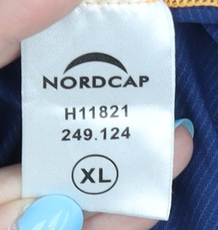Nordcap Men's Blue XL Athletic T-Shirt, Breathable Gym Wear