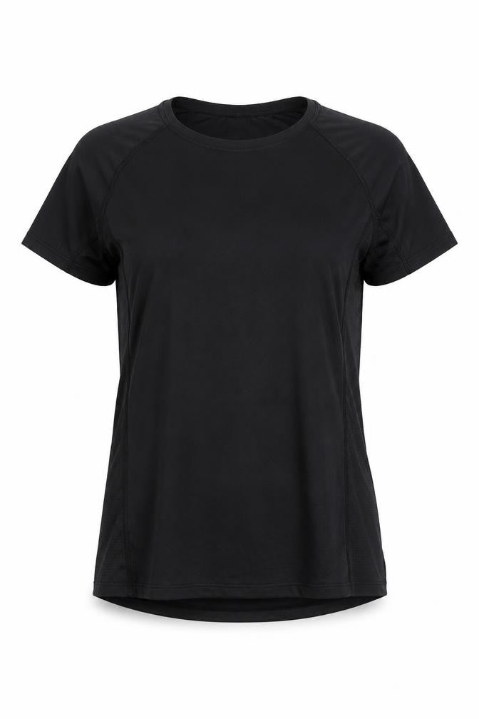 Womens UK Size 12 H&M Black Gym & Training Running & Jogging T-Shirt