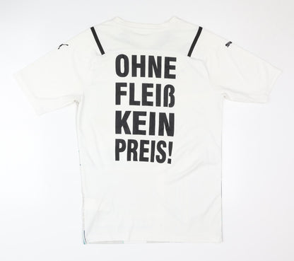 Puma Men's White Jersey Graphic Print M