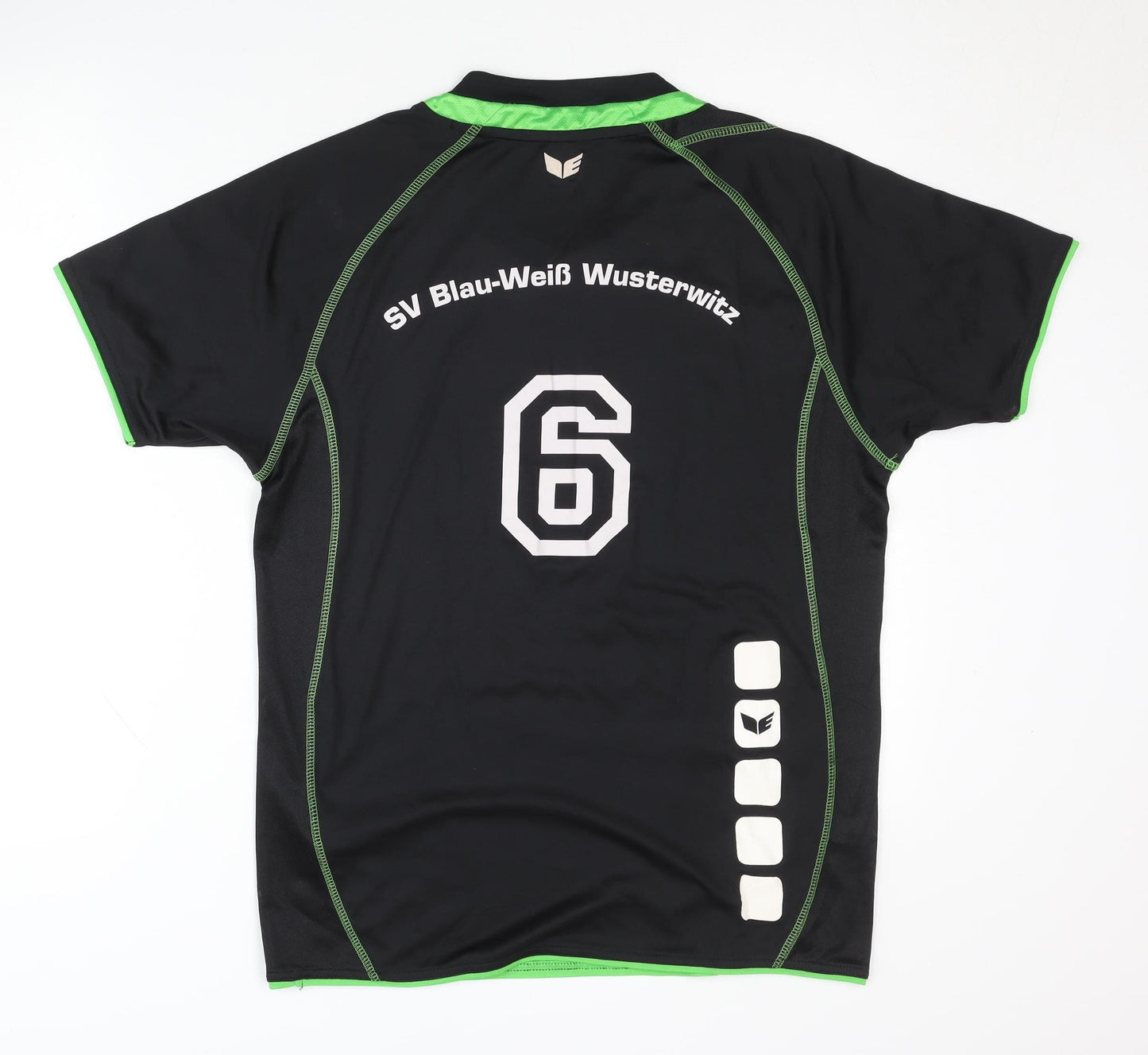 Erima Men's Black Football Jersey T-Shirt M