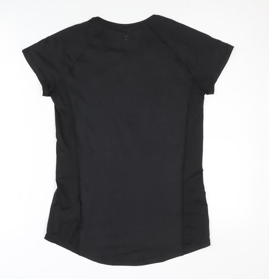 H&M Women's Black Active T-Shirt Size 12